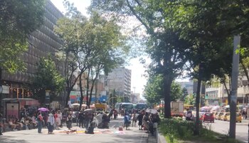 Las manifestaciones irrumpieron la movilidad