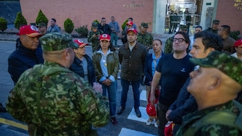 La cúpula militar y autoridades ministeriales se reunieron en el Cantón Militar de Comunicaciones en Facatativá - crédito prensa MinDefensa