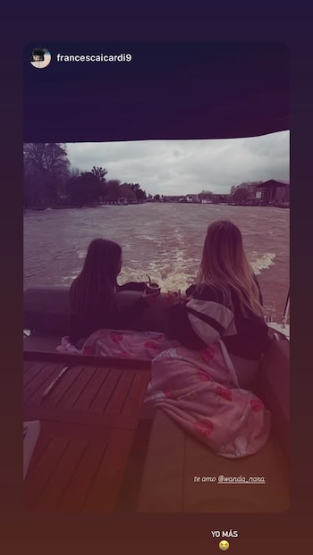 Wanda Nara y sus hijas disfrutaron de un paseo por el Delta de Tigre