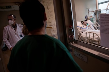 Personal médico del Hospital Militar