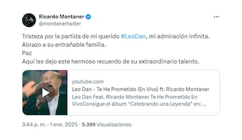 Ricardo Montaner y El Polaco se despiden de Leo Dan