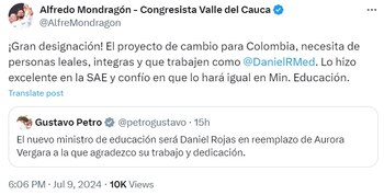 Alfredo Mondragón, representante a la