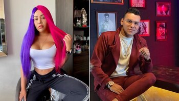 Yina Calderón y Yeison Jiménez.