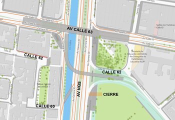 Los andenes y la infraestructura