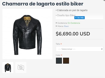 Una chamarra del negocio de