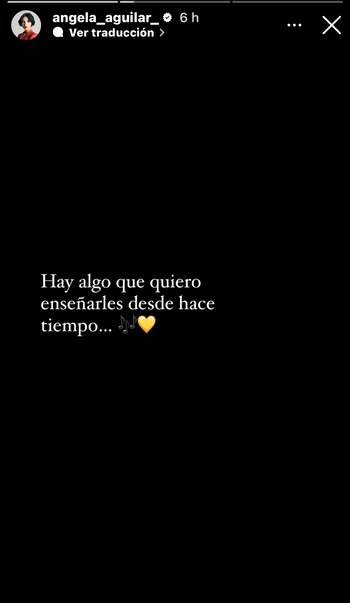 Misterioso mensaje de la cantante