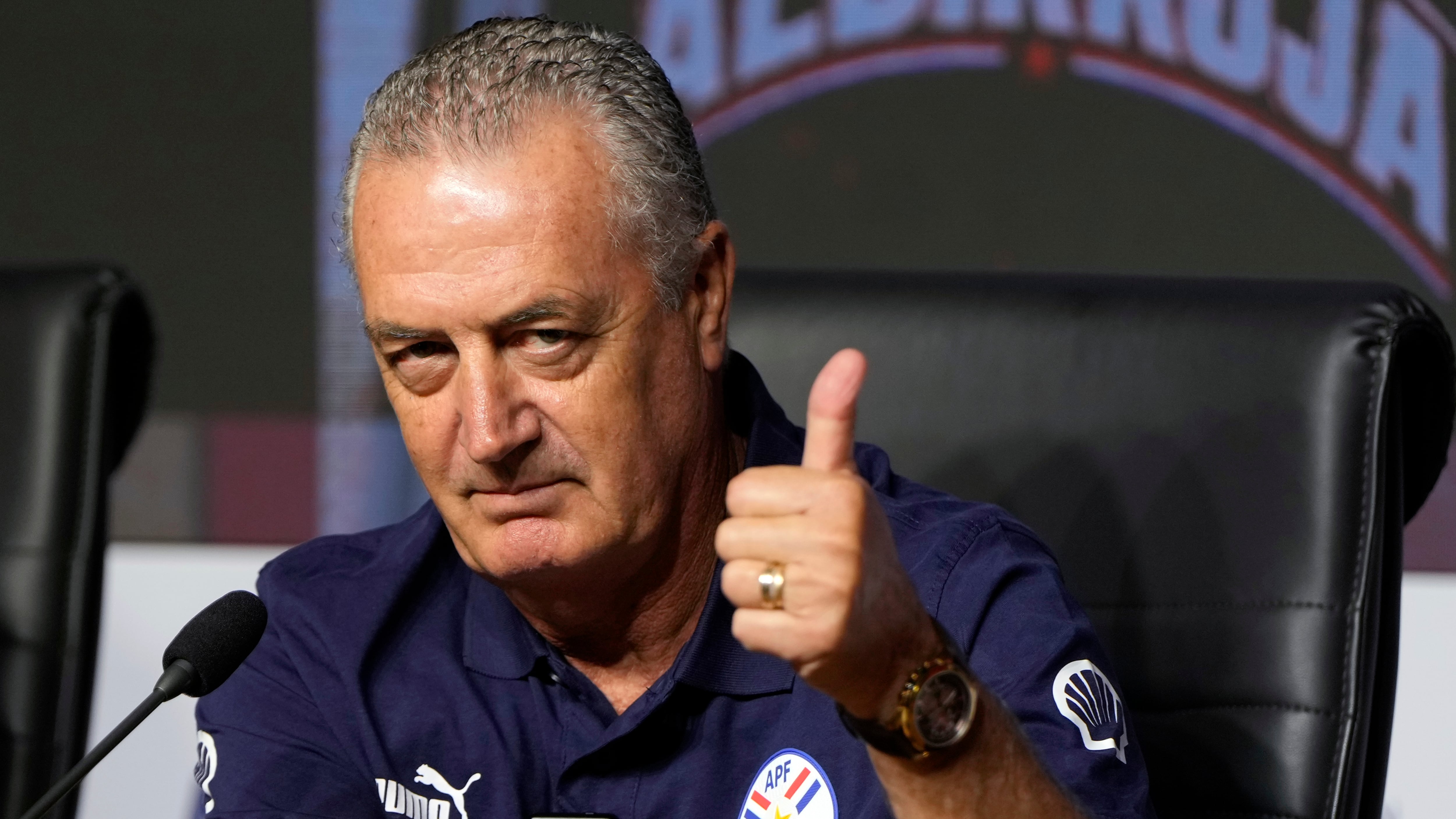 Alfaro disputará su segundo Mundial: el primero fue el anterior, cuando estaba al frente del combinado de Ecuador (AP Foto/Jorge Saenz)