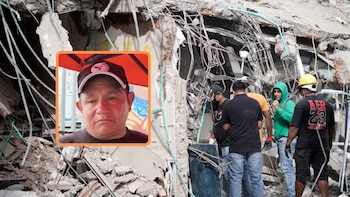 Extranjero busca a su hermano bajo los escombros en Pereira, tras perder a su esposa e hijas en el terremoto de Venezuela