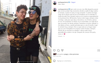 Santiago Artemis recordó en Instagram a Luis, su ex novio fallecido por un paro cardíaco a causa de una sobredosis