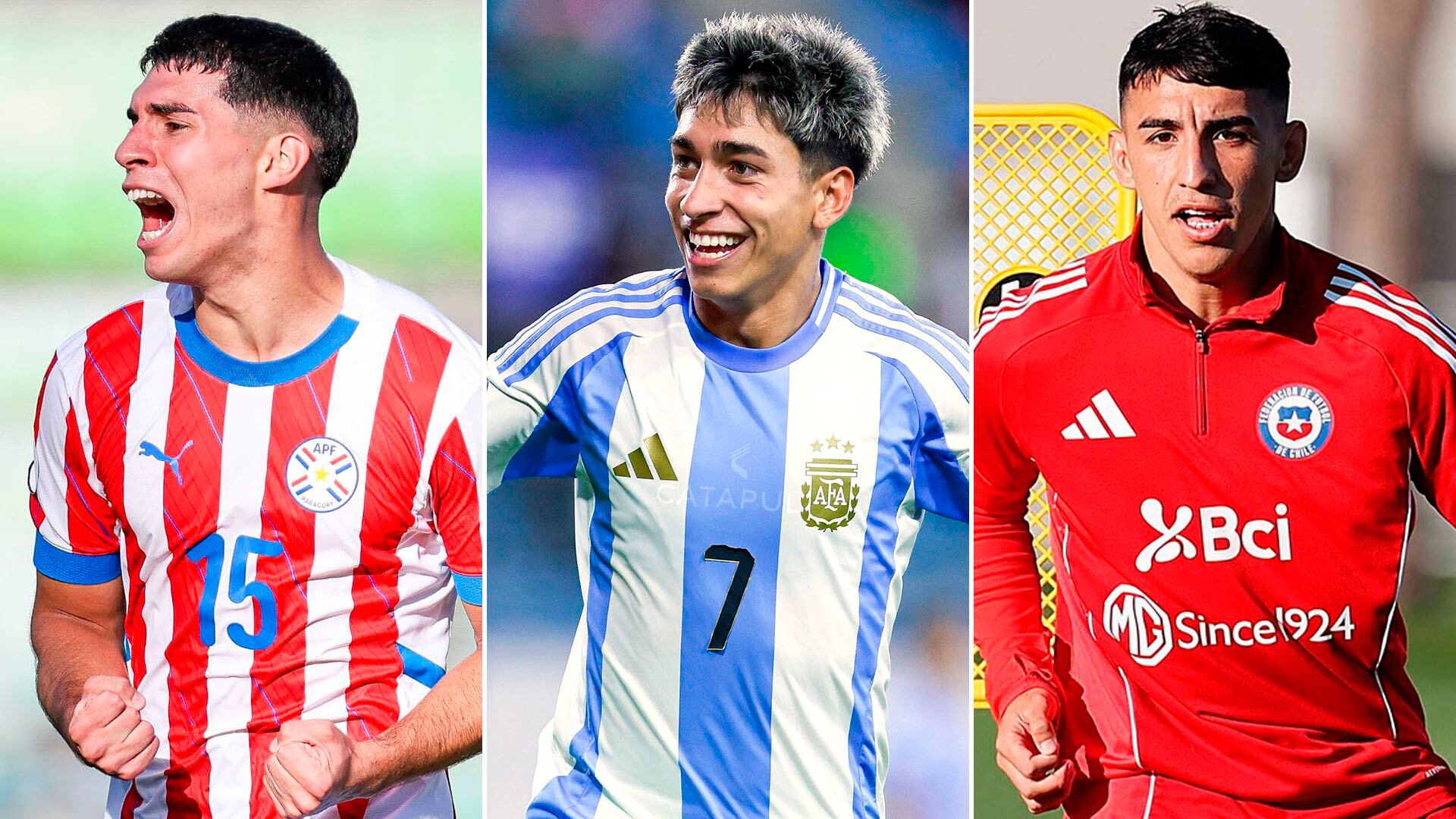 Gadiel Paoli, Maher Carrizo y Lautaro Millán