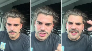 El hombre disparó de lleno