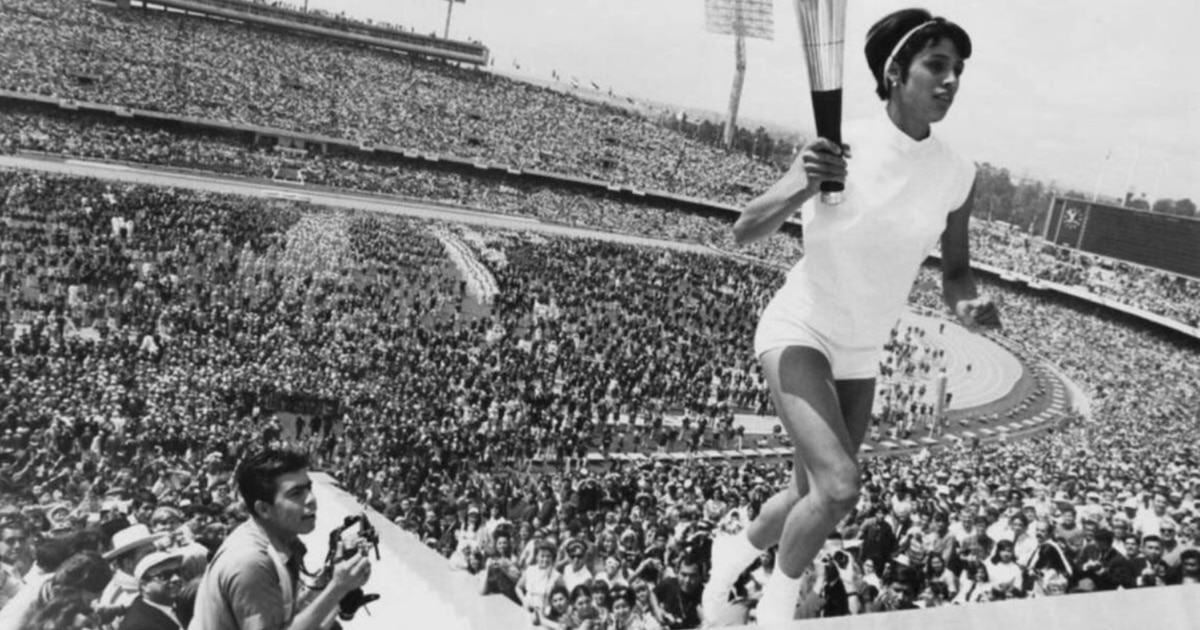Pebetero A 58 años de la inauguración de México 68: quién fue la primera mujer ...