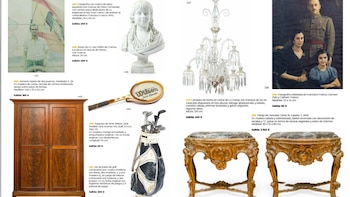 Objetos de la subasta de la familia Franco. (Magna Art)
