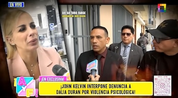 John Kelvin denuncia a Dalia Durán y asegura que le impiden ver a sus hijos. Captura: Amor y Fuego.