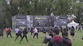 FILA RACE conto con calentamientos