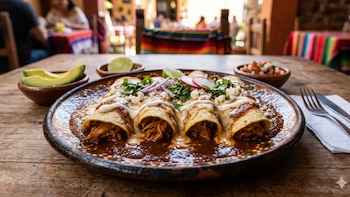 Receta de enchiladas de tinga vegetariana: ideales para comer rico y saludable