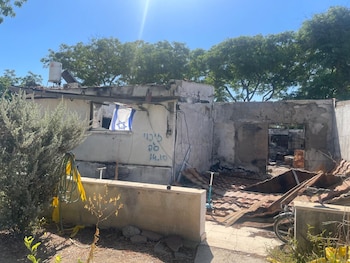 Así quedó la casa de