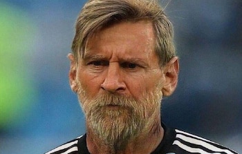 El meme de Messi viejo volviendo a jugar con la selección de argentina.