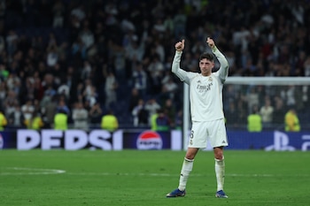 El centrocampista del Real Madrid Fede Valverde (EFE/Kiko Huesca)