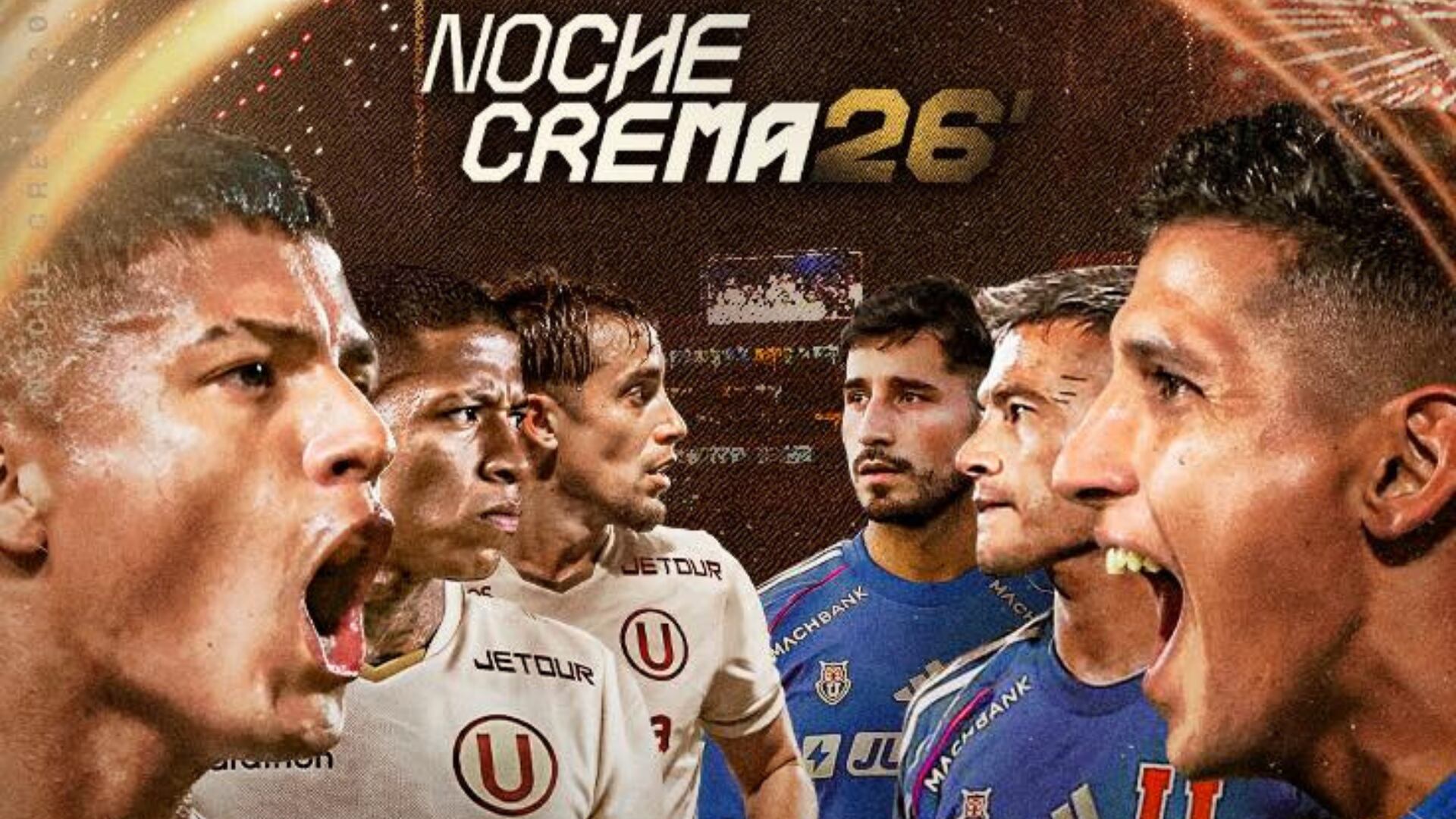 Universitario enfrentará a la U. de Chile por la Noche Crema 2026. Crédito: Prensa U
