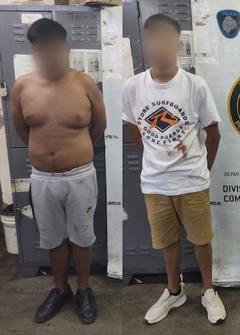 Los ladrones detenidos luego de