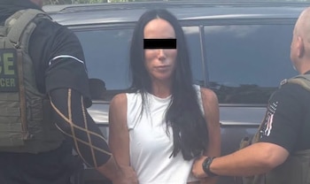 Se reporta la detención de la conductora mexicana, quien mantiene una orden de aprehensión en México por el delito de lavado de dinero