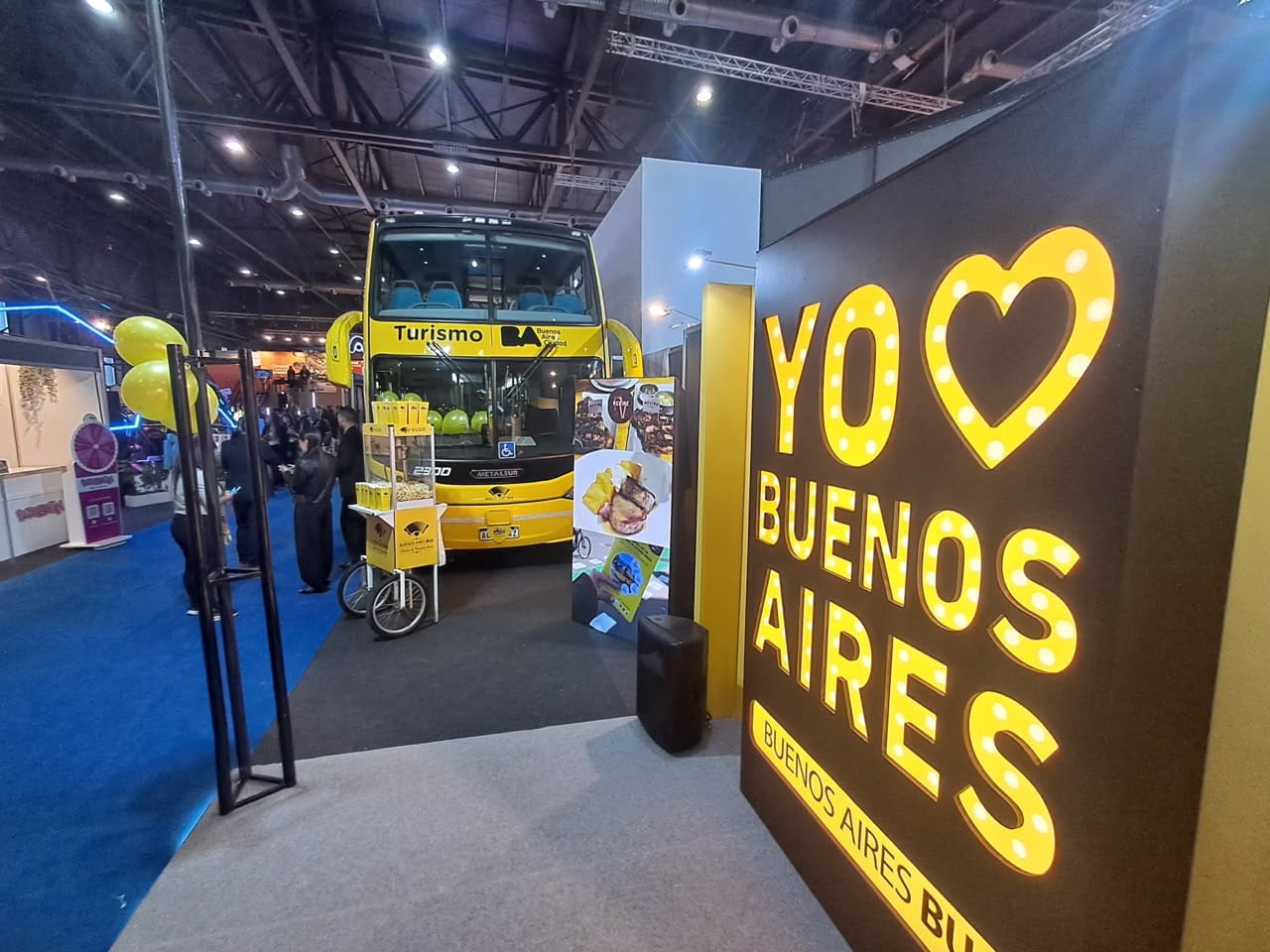Uno de los stands del gobierno porteño
