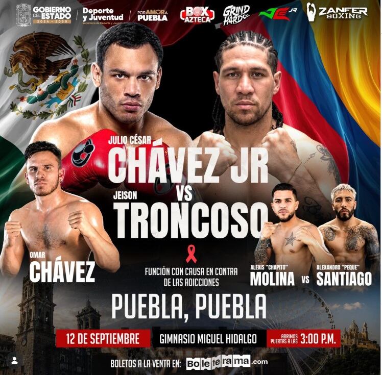 Julio César Chávez Jr. regresa al box (IG/ @grindhard_promotions)