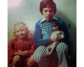 Gloria Carrá a los 5