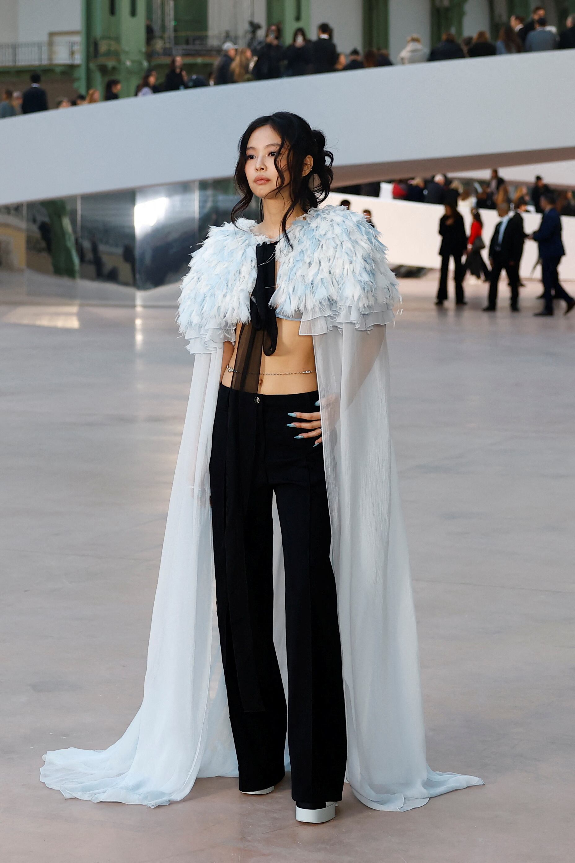 Jennie Kim interpretó Damn Right junto a Kali Uchis en Coachella - crédito REUTERS/Gonzalo Fuentes