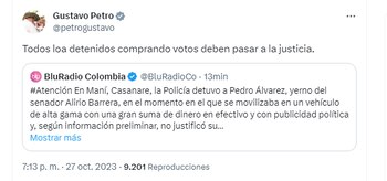 El presidente Petro comentó la