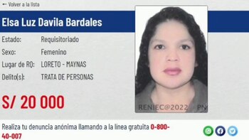Elsa Luz Dávila Bardales, alias