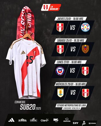Fixture de la selección peruana