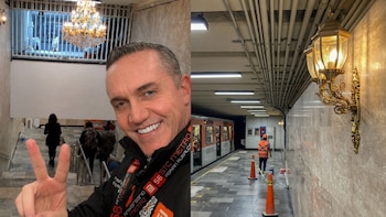 Adrián Rubalcava se suma al humor por los candelabros en Metro Hidalgo y lanza reto en redes