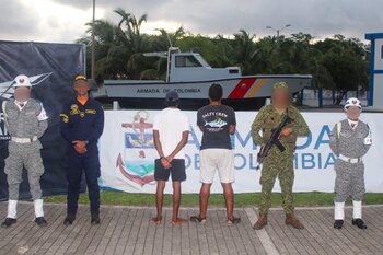 Los dos tripulantes de la