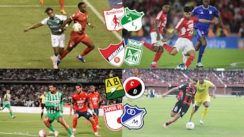Cuatro clásicos del fútbol colombiano en cuadrangulares semifinales: así va la tabla de posiciones tras los partidos de Millonarios y Nacional