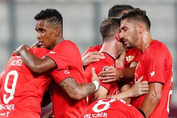 El jugador de fútbol Fidel Martínez. EFE/Paolo Aguilar/Archivo