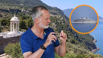 La realeza elige las Baleares para ver el eclipse: del megayate de la familia real de Catar en Menorca al punto estratégico del rey Felipe en Mallorca