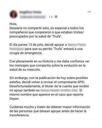 Una estudiente compartió pruebas del