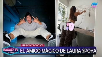 Laura Spoya enfrenta polêmica por causa de uma foto que viralizou e Magaly a questiona. Captação: Magaly TV La Firme.