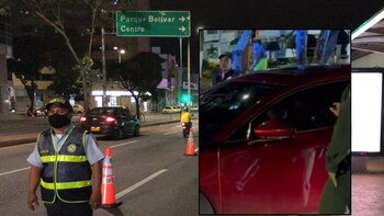 Influencer estrelló un taxi tras