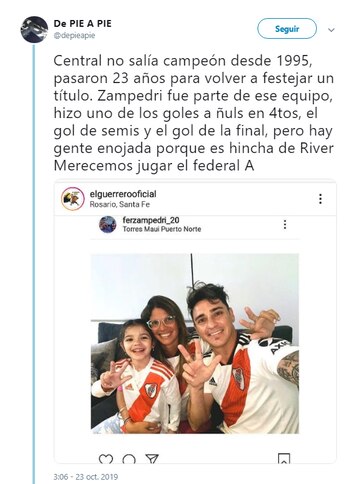 Algunos simpatizantes respaldaron a Fernando