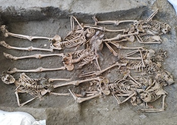 Diez cuerpos encontrados con signos