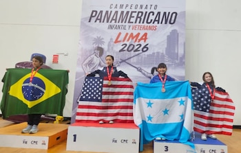 Yaira Izaguirre avanzó al podio tras vencer a rivales de Chile, México, Brasil, Bolivia y Ecuador en su camino en el torneo de esgrima.