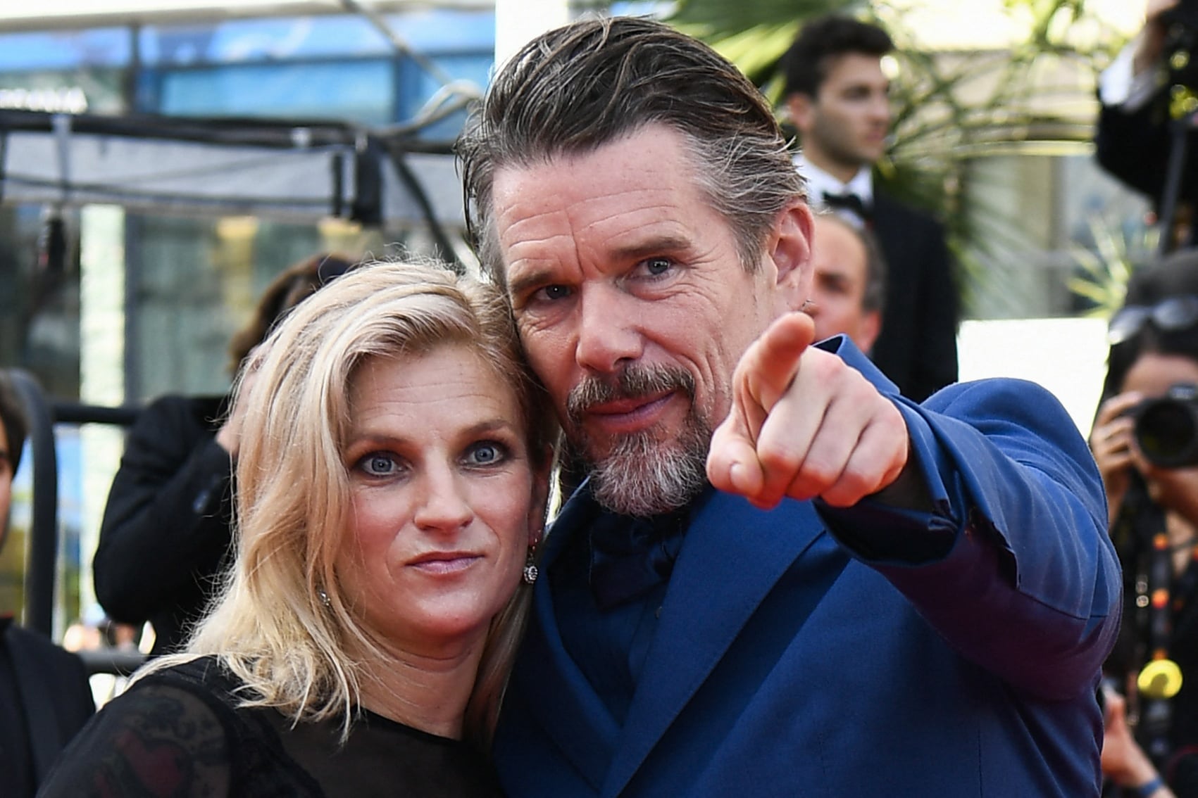 Ryan Hawke produjo The Weight junto a Simon Fields y Ethan Hawke dijo que la película no habría existido sin ese trabajo conjunto (REUTERS)