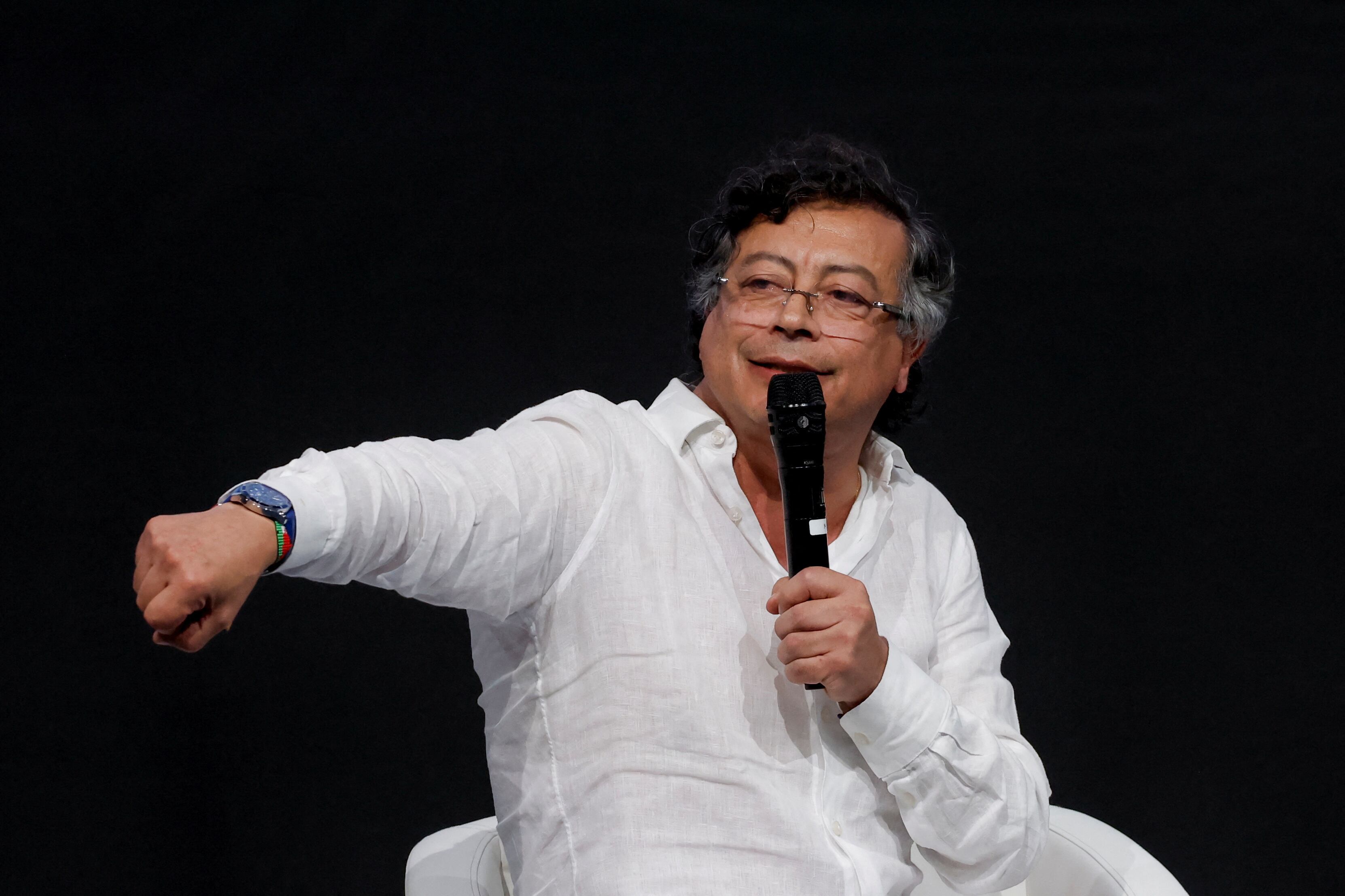 Petro se refirió a las recientes cifras de ingreso de alimentos a centrales de abastos - crédito Reuters