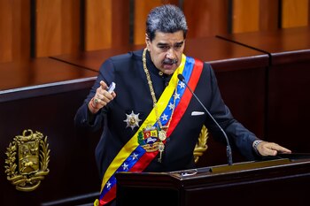 El presidente de Venezuela Nicolás