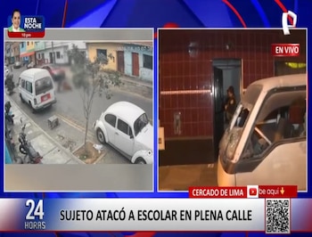 Indignación en Lima: sujeto acusado de agredir a escolar de 15 años fue capturado en Ancón. Captura: 24 horas.