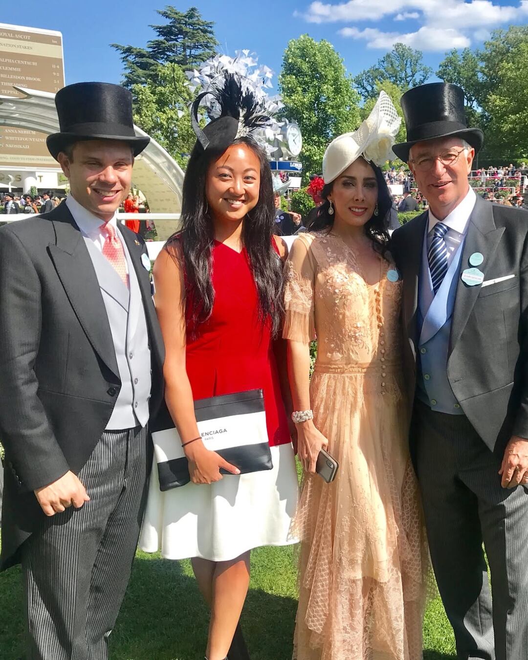 Otra de las reuniones más destacadas es el Royal Ascot, el evento ecuestre más importante del verano británico. (Foto: @ricardosalinas, Instagram)