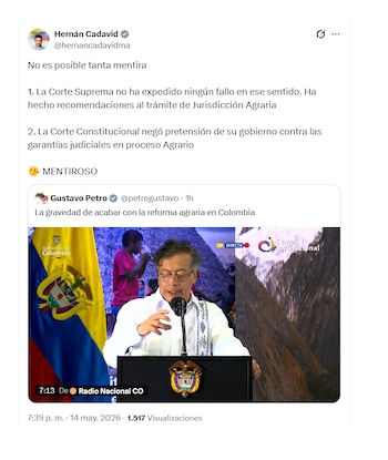 Hernán Cadavid y sus duras críticas a Gustavo Petro